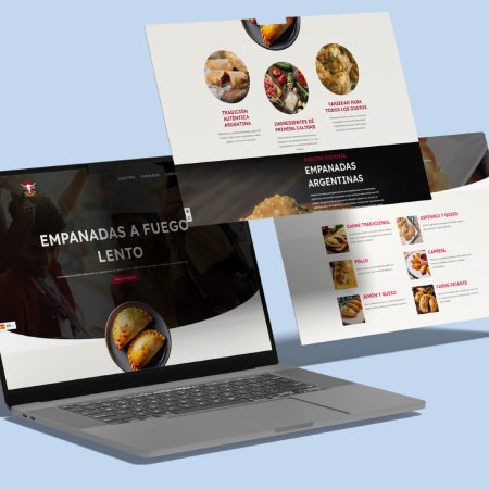 Diseño web para Empanadas a Fuego Lento