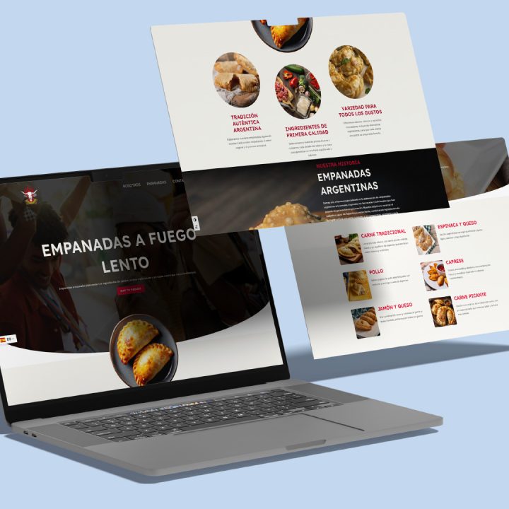 Diseño web para Empanadas a Fuego Lento